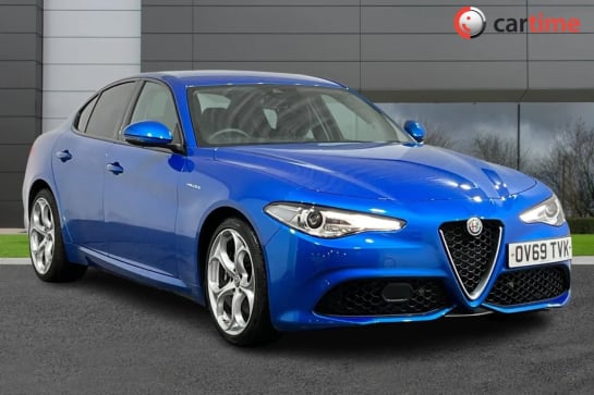 A 2019 ALFA ROMEO GIULIA 2.0 TB VELOCE 4d 277 BHP Performance Pack, Apple CarPlay / Android Auto, Front / Rear Parking Sensors, Heated Leather, 19in Alloys 19in Alloys, Misano