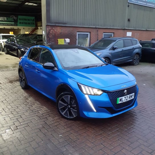 A null PEUGEOT E-208 50kWh GT Hatchback 5dr Electric Auto (7kW Charger) (136 ps) 6 MONTHS WARRAN