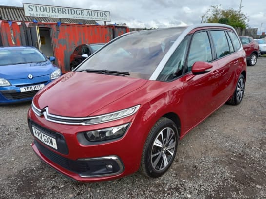 A 2017 CITROEN GRAND C4 PICASSO 1.6 BlueHDi Feel MPV 5dr Diesel Manual Euro 6 (s/s) (120 ps) MOT 1/9/26,2 K