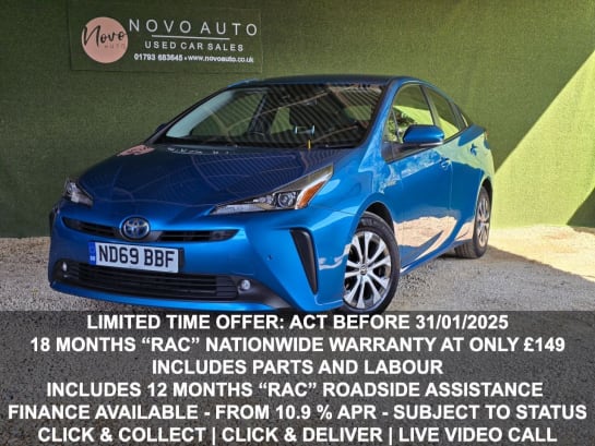 A null TOYOTA PRIUS 1.8 VVT-I BUSINESS EDITION PLUS 5d 121 BHP 1 Former Keeper | SAT NAV |DAB