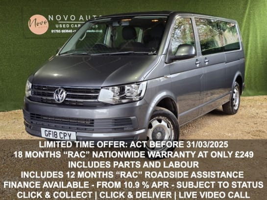 A null VOLKSWAGEN TRANSPORTER SHUTTLE 2.0 TDI BlueMotion Tech SE Minibus Double Cab 5dr Diesel Manual FWD LWB Eur