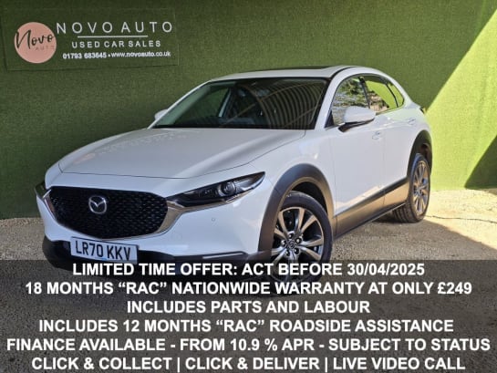 A null MAZDA CX-30 2.0 SKYACTIV-X MHEV Sport Lux SUV 5dr Petrol Auto Euro 6 (s/s) (180 ps) Sun