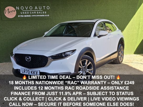 A null MAZDA CX-30 2.0 SKYACTIV-X MHEV Sport Lux SUV 5dr Petrol Auto Euro 6 (s/s) (180 ps) Sun