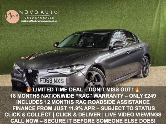 A null ALFA ROMEO GIULIA 2.0T Veloce Saloon 4dr Petrol Auto Euro 6 (s/s) (280 ps) 2 Owners/2 Keys/Ju