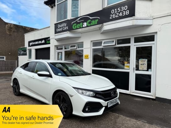 A 2019 HONDA CIVIC 1.6 i-DTEC SR Hatchback 5dr Diesel Manual Euro 6 (s/s) (120 ps)