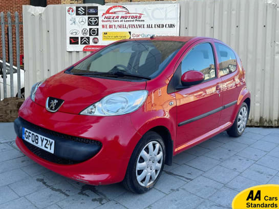 A 2008 PEUGEOT 107 1.0 12V Urban Hatchback 5dr Petrol 2 Tronic Euro 4 (68 ps)