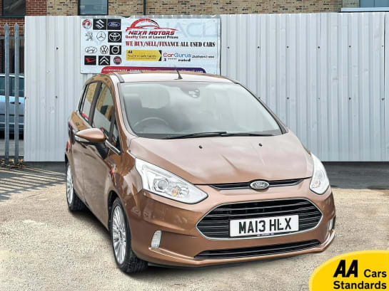 A 2013 FORD B-MAX 1.0T EcoBoost Titanium MPV 5dr Petrol Manual Euro 5 (s/s) (120 ps)