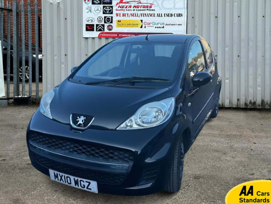 A 2010 PEUGEOT 107 1.0 12V Urban Hatchback 3dr Petrol Manual Euro 4 (68 ps)