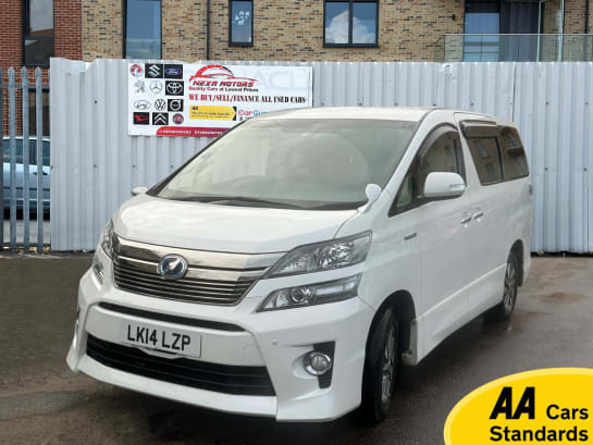 A 2014 TOYOTA VELLFIRE 2.4 petrol hybrid