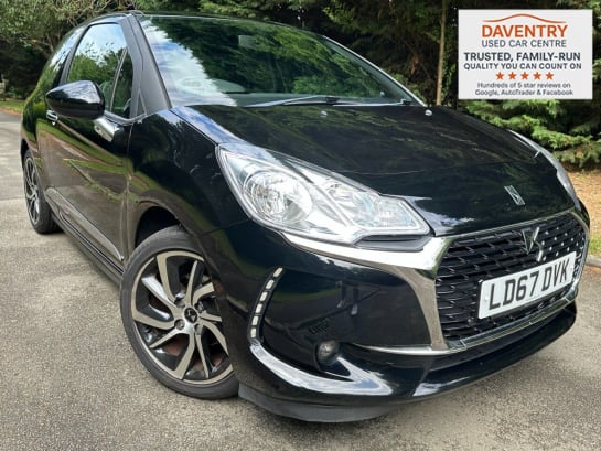 A 2017 DS AUTOMOBILES DS 3 1.2 PureTech Connected Chic Hatchback 3dr Petrol Manual Euro 6 (82 ps) SAT