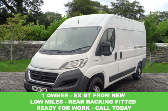 A null FIAT DUCATO MULTIJET 115 ps L2 H2 MWB HIGH ROOF With Electric Windows ,Parking Sensors,