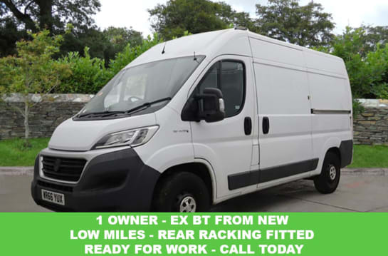 A null FIAT DUCATO MULTIJET 115 ps L2 H2 MWB HIGH ROOF With Electric Windows ,Parking Sensors,