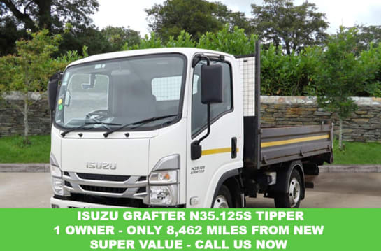 A null ISUZU GRAFTER TIPPER N35.125S 125 PS REAR WHEEL DRIVE With Air Conditioning, Electric Win