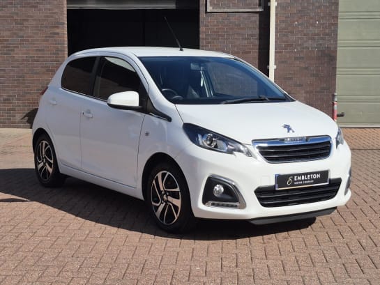 A 2017 PEUGEOT 108 1.2 PureTech Allure Hatchback 5dr Petrol Manual Euro 6 (82 ps)