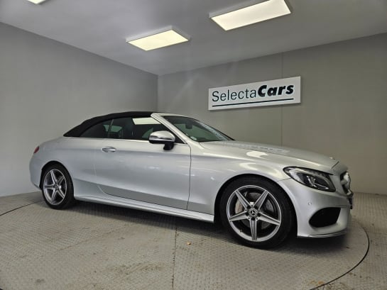 A null MERCEDES-BENZ C-CLASS 2.1 C250d AMG Line (Premium Plus) Cabriolet 2dr Diesel G-Tronic+ Euro 6 (s/