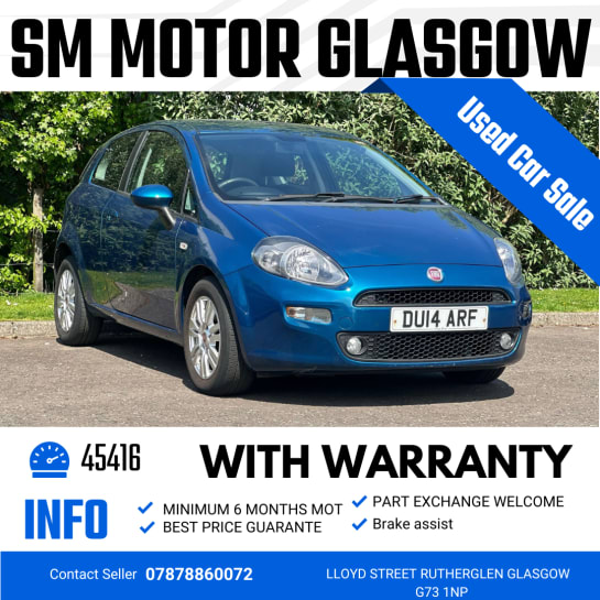 A 2014 FIAT PUNTO EASY