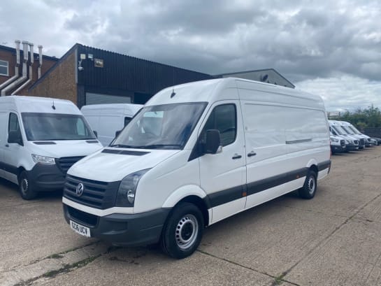 A null VOLKSWAGEN CRAFTER 2.0 TDI CR35 LWB STARTLINE H/ROOF 140BHP. 137K MLS. FINANCE. PX.