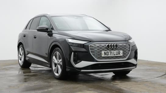 A null AUDI Q4 E-TRON 40 S line SUV 5dr Electric Auto 82kWh (204 ps) EXTENDED WARRANTY AVAILABLE