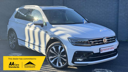 A 2018 VOLKSWAGEN TIGUAN 2.0 TDI R-Line SUV 5dr Diesel Manual Euro 6 (s/s) (150 ps)