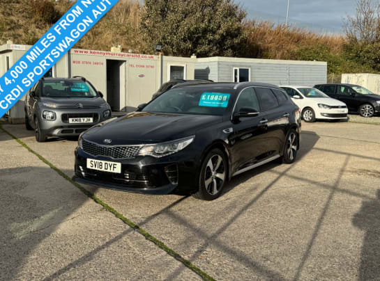 A 2018 KIA OPTIMA 1.7 CRDi GT-Line S Sportswagon 5dr Diesel DCT Euro 6 (s/s) (139 bhp)