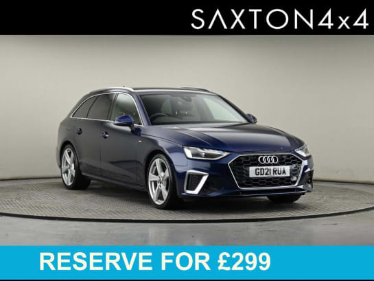 A null AUDI A4 AVANT 2.0 TDI 35 S line Estate 5dr Diesel S Tronic Euro 6 (s/s) (163 ps)