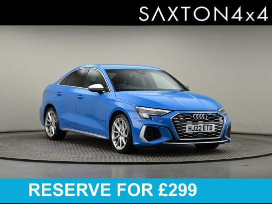 A null AUDI S3 2.0 TFSI Saloon 4dr Petrol S Tronic quattro Euro 6 (s/s) (310 ps)