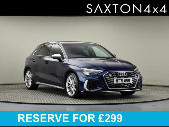 A null AUDI S3 2.0 TFSI Sportback 5dr Petrol S Tronic quattro Euro 6 (s/s) (310 ps)