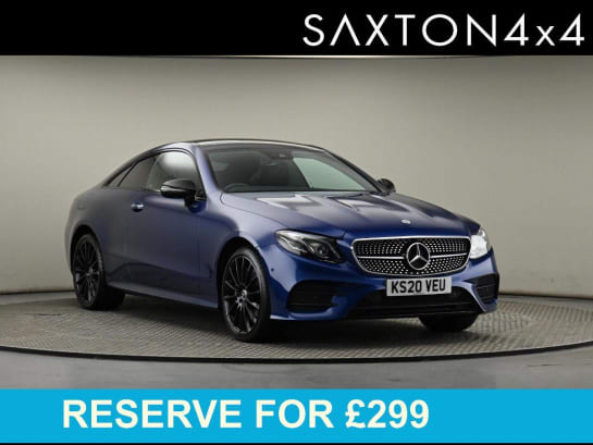 A null MERCEDES-BENZ E CLASS 2.9 E400d AMG Line (Premium Plus) Coupe 2dr Diesel G-Tronic+ 4MATIC Euro 6 (s/s) (340 ps)