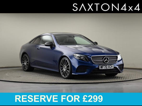 A null MERCEDES-BENZ E CLASS 2.0 E220d AMG Line (Premium Plus) Coupe 2dr Diesel G-Tronic+ Euro 6 (s/s) (194 ps)