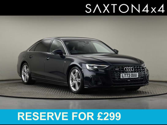 A null AUDI A8 3.0 TFSIe V6 60 S line Saloon 4dr Petrol Plug-in Hybrid Tiptronic quattro Euro 6 (s/s) (17.9kWh, LWB) (462 ps)