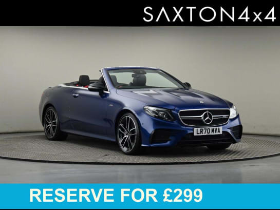 A null MERCEDES-BENZ E CLASS 3.0 E53 MHEV EQ Boost AMG Cabriolet 2dr Petrol SpdS TCT 4MATIC+ Euro 6 (s/s) (457 ps)