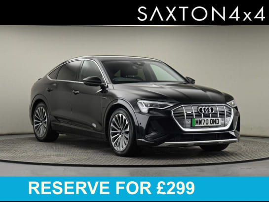 A null AUDI E-TRON 55 S line Sportback 5dr Electric Auto quattro 95kWh (408 ps)