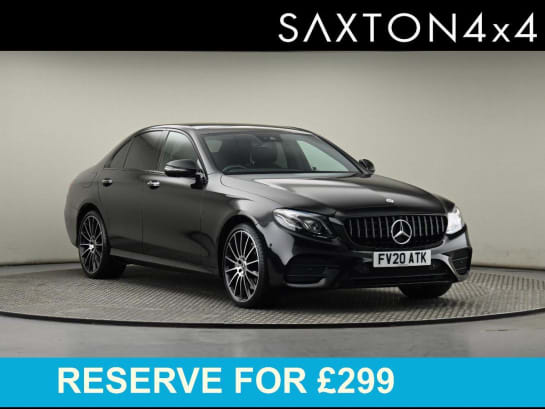A null MERCEDES-BENZ E CLASS 2.9 E400d AMG Line Night Edition (Premium Plus) Saloon 4dr Diesel G-Tronic+ 4MATIC Euro 6 (s/s) (340 ps)