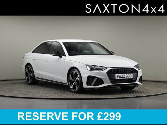 A null AUDI A4 2.0 TFSI 35 Black Edition Saloon 4dr Petrol S Tronic Euro 6 (s/s) (150 ps)