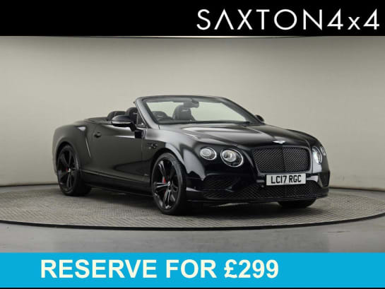A null BENTLEY CONTINENTAL 6.0 W12 GTC Speed Convertible 2dr Petrol Auto 4WD Euro 6 (642 ps)