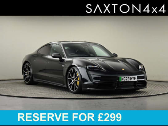 A null PORSCHE TAYCAN Performance Plus 93.4kWh Turbo S Saloon 4dr Electric Auto 4WD (11kW Charger) (761 ps)