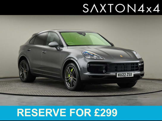 A null PORSCHE CAYENNE 4.0 V8 E-Hybrid 17.9kWh Turbo S Coupe 5dr Petrol Plug-in Hybrid TiptronicS 4WD Euro 6 (s/s) (680 ps)
