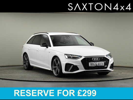 A null AUDI A4 AVANT 2.0 TFSI 35 Black Edition Estate 5dr Petrol S Tronic Euro 6 (s/s) (150 ps)