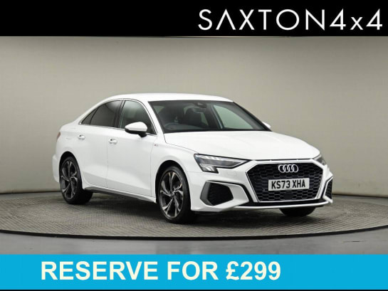 A null AUDI A3 1.0 TFSI 30 S line Saloon 4dr Petrol S Tronic Euro 6 (s/s) (110 ps)