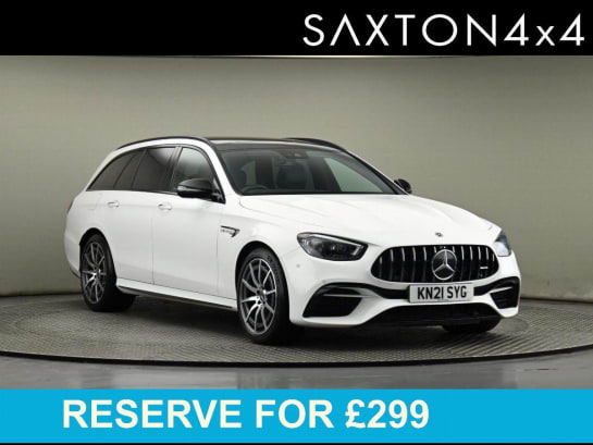 A null MERCEDES-BENZ E CLASS 4.0 E63 V8 BiTurbo AMG Estate 5dr Petrol SpdS MCT 4MATIC+ Euro 6 (s/s) (571 ps)