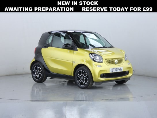 A 2016 SMART FORTWO COUPE PRIME T