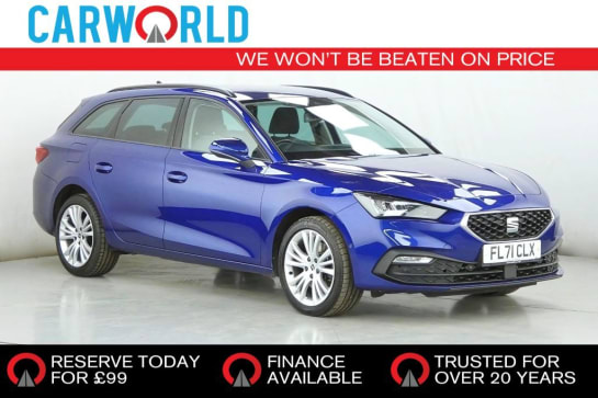 A 2021 SEAT LEON 2.0 TDI SE Dynamic Estate 5dr Diesel Manual Euro 6 (s/s) (115 ps)