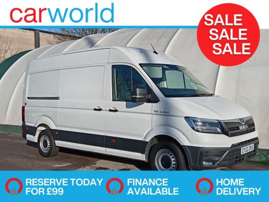 A null MAN ETGE 3500 40kWh Panel Van 5dr Electric Auto FWD Standard High Roof (136 ps)