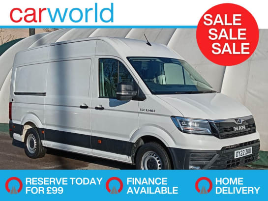 A null MAN ETGE 3500 40kWh Panel Van 5dr Electric Auto FWD Standard High Roof (136 ps)