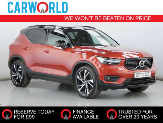A null VOLVO XC40 1.5h T5 Twin Engine Recharge 10.7kWh R-Design Pro SUV 5dr Petrol Plug-in Hy