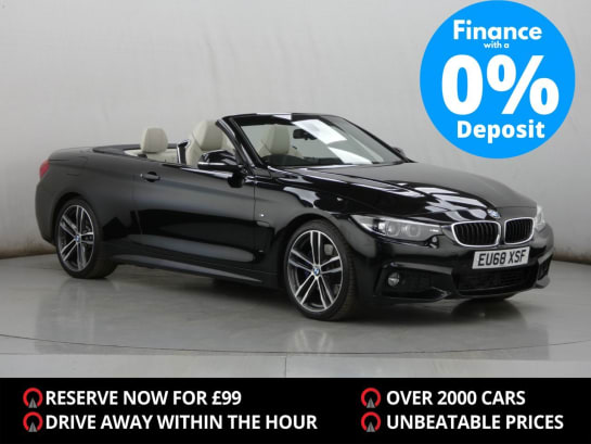 A null BMW 4 SERIES 2.0 420d M Sport Convertible 2dr Diesel Auto Euro 6 (s/s) (190 ps)