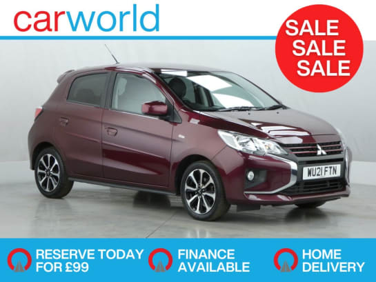 A null MITSUBISHI MIRAGE 1.2 Design Pro Hatchback 5dr Petrol CVT Euro 6 (s/s) (71 ps)