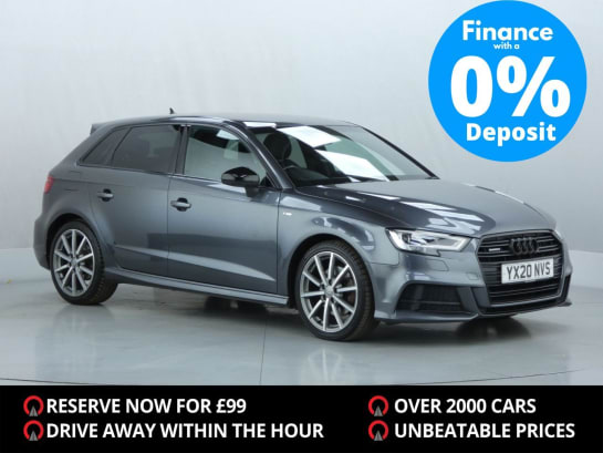 A null AUDI A3 2.0 TDI 40 Black Edition Sportback 5dr Diesel S Tronic quattro Euro 6 (s/s)