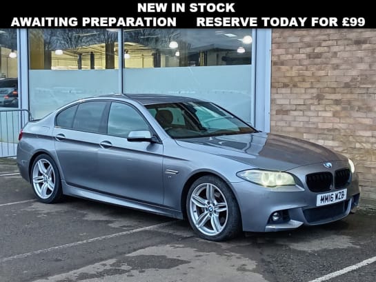 A null BMW 5 SERIES 2.0 520d M Sport Saloon 4dr Diesel Auto Euro 6 (s/s) (190 ps)