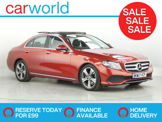 A 2017 MERCEDES E CLASS E 220 D SE PREMIUM